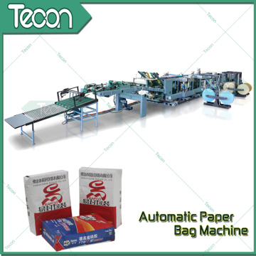 Linha de produção automática de sacos de papel Kraft de alta velocidade